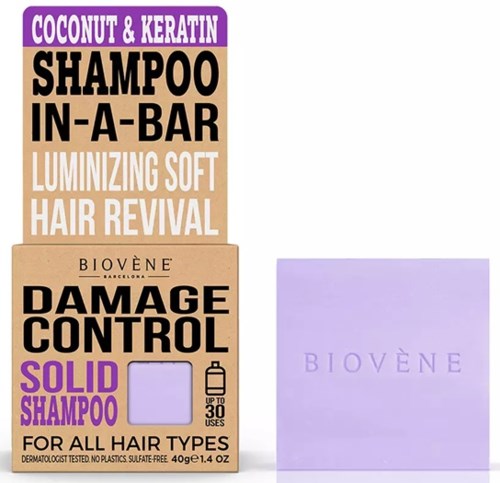 Damage Control Coconut & Keratin Solid Shampoo Bar