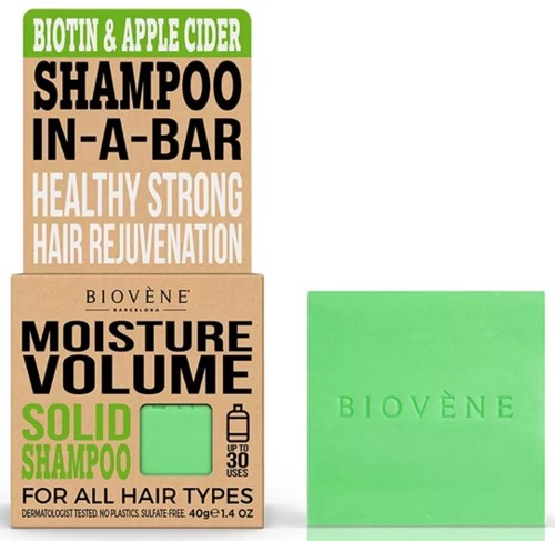 Moisture Volume Biotin & Apple Cider Solid Shampoo Bar