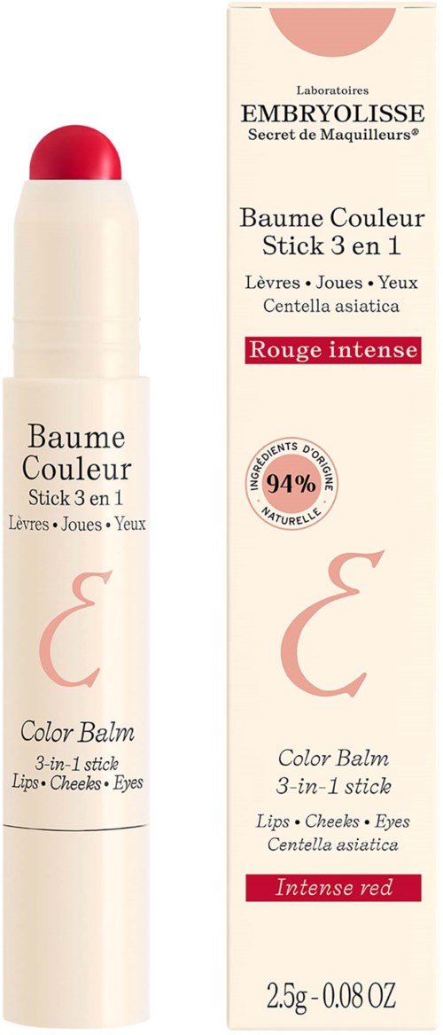 Color Balm 3-In-1 Stick Intense Red