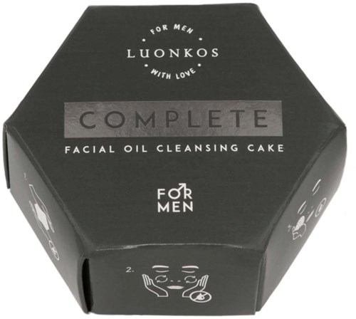 Complete facial oil cleansing cake, for men 55 g