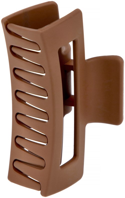 Rectangular Rubberized Hair Clip