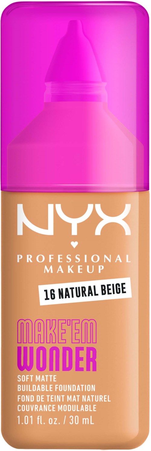 Make Em Wonder Foundation 16 Natural Beige 30 ml