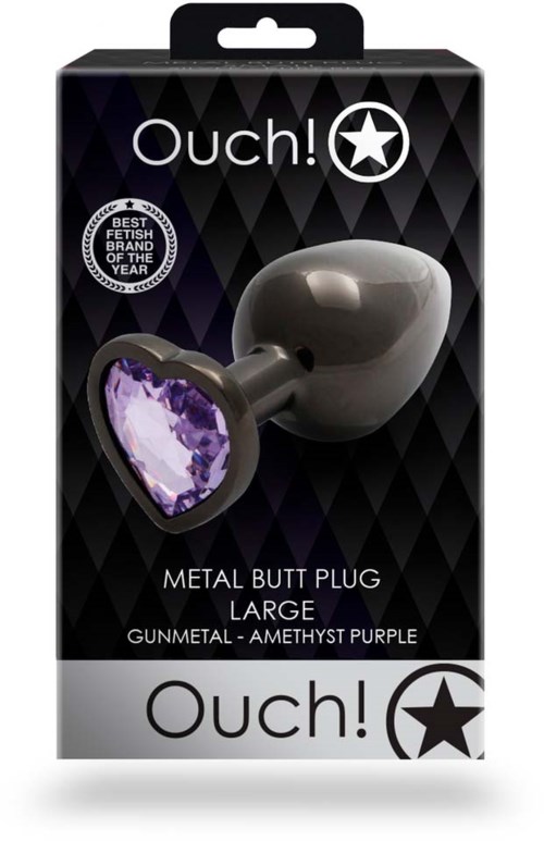 Heart Gem Butt Plug - Large