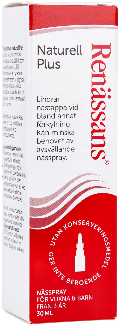Plus nässpray