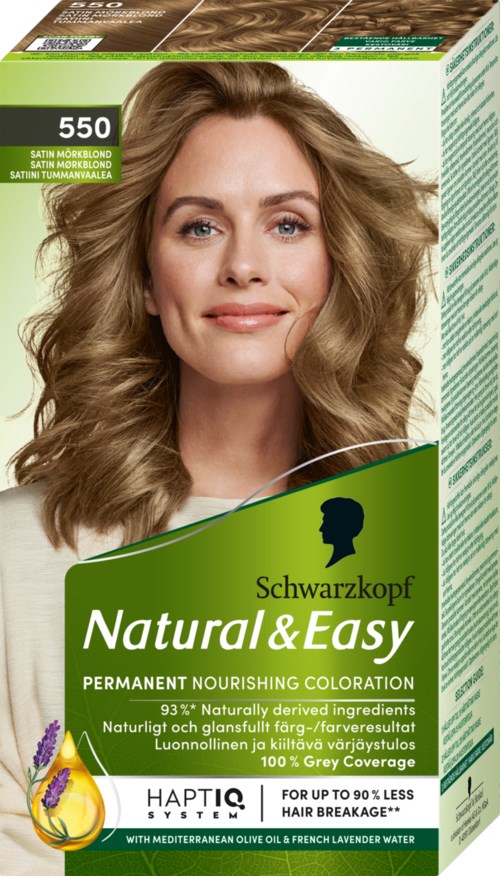 Natural & Easy 550 Satin Mörkblond