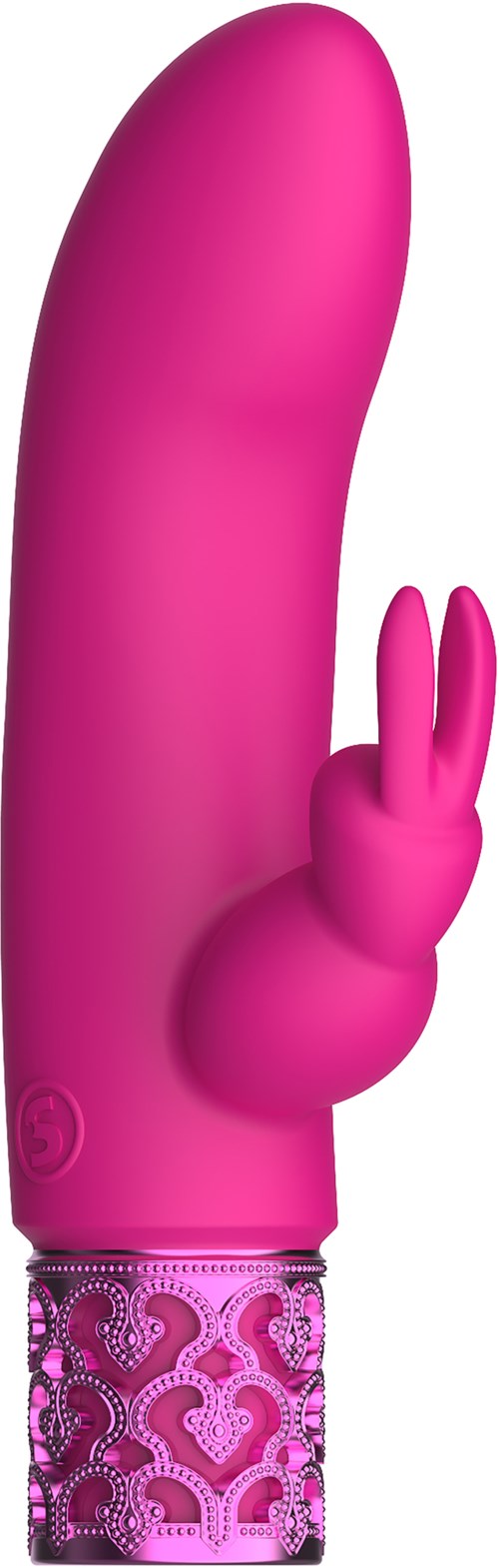 Royal Gems Dazzling Rechargeable Silicone Bullet Pink