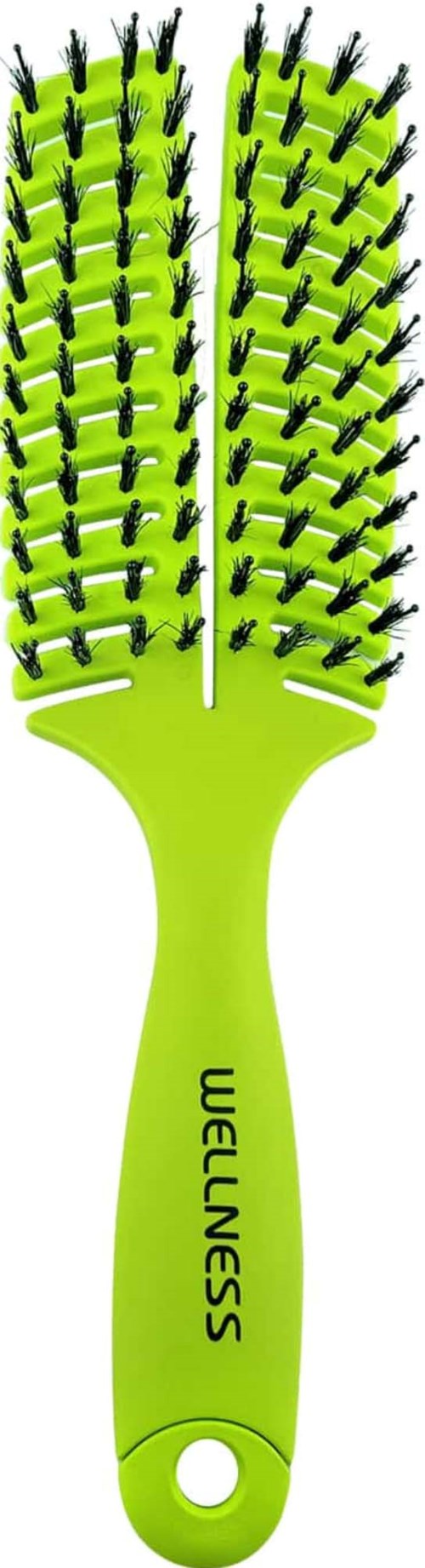 Medium Hair Brush Green