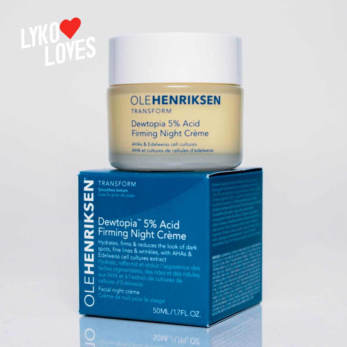 Lyko Loves Ole Henriksen Dewtopia 5 Acid Firming Night Crème