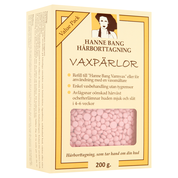Opakowanie Vaxolär, produkt medyczny, beżowy i fioletowy projekt, 200 g, autor Hanne Bang.