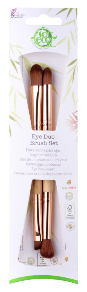  So Eco Makeup Brushes Duo Brush Set