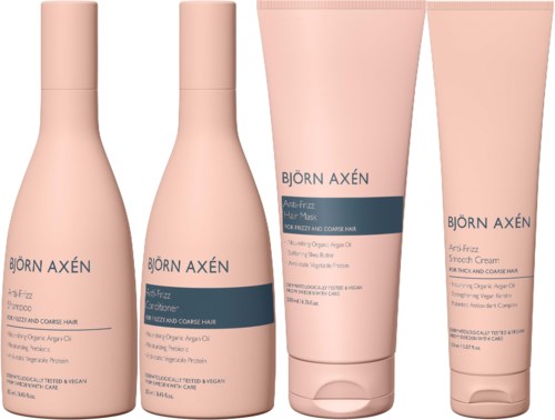 Björn Axén Anti-Frizz Bundle Shampoo 250 ml & Conditioner 250 ml & Mask 200 ml & Cream 150 ml