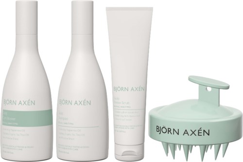 Björn Axén Scalp Bundle Shampoo 250 ml & Conditioner 250 ml & Detox Scrub 150 ml & Scalp Brush