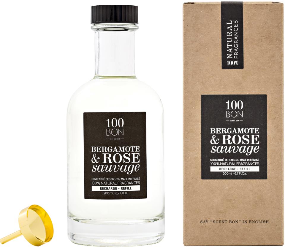 100BON Concentré de Bergamote & Rose Sauvage Parfum 200ml