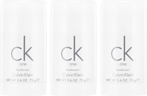Calvin Klein CK One Deodorant Stick Unisex 75 g x 3