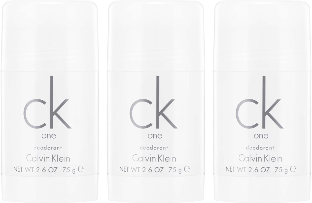 Calvin Klein CK One Deodorant Stick Unisex 75 g x 3