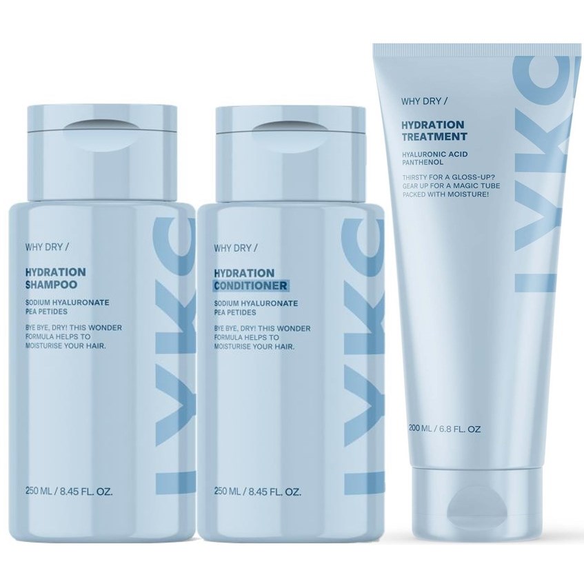 By Lyko Why Dry Hydrating Shampoo 250 ml & Conditioner 250 ml & T