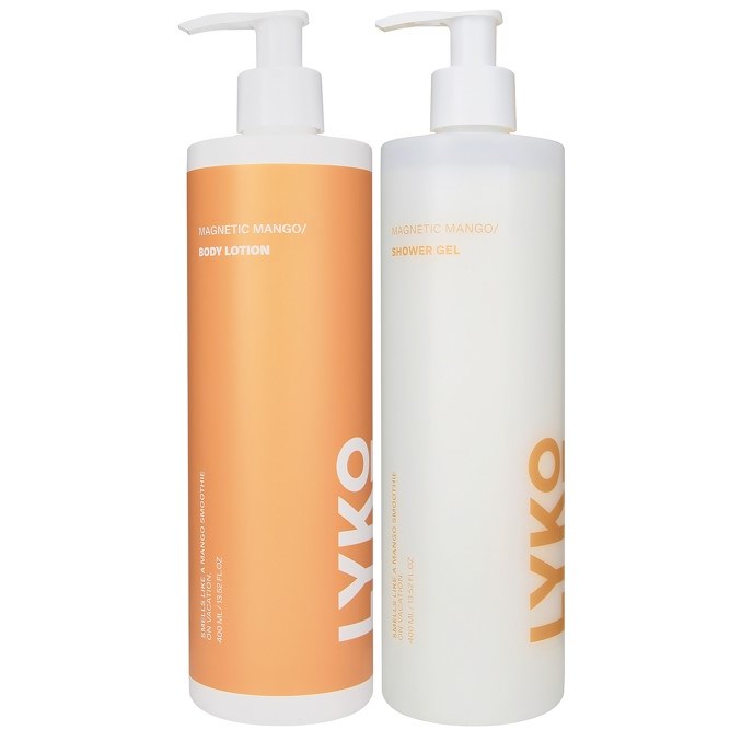 By Lyko Magnetic Mango Body Lotion & Shower Gel 2 x 400 ml