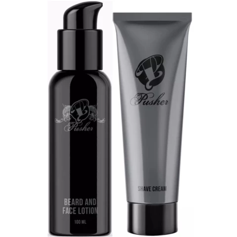 Pusher Beard and Face Lotion 100 ml & Shave Cream från Pusher