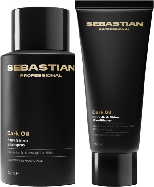 Sebastian Professional DarkOil Bundle Smooth and Shine Shampoo 280 ml & Conditioner 200 ml