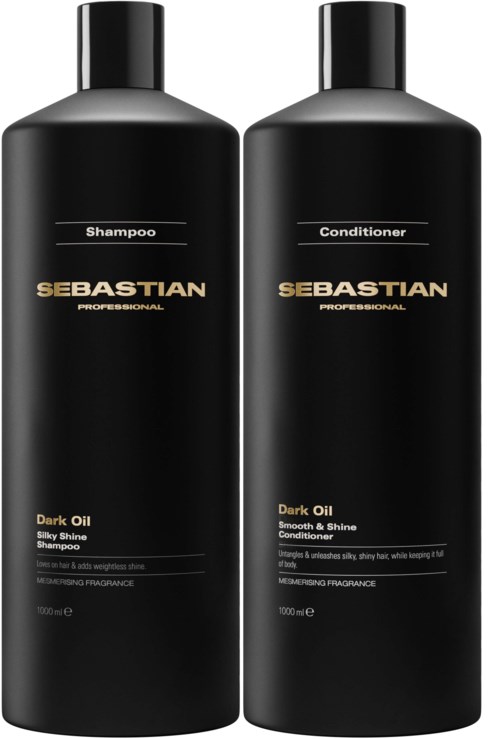 Sebastian Professional DarkOil Bundle Smooth and Shine Shampoo 1000 ml & Conditioner 1000 ml