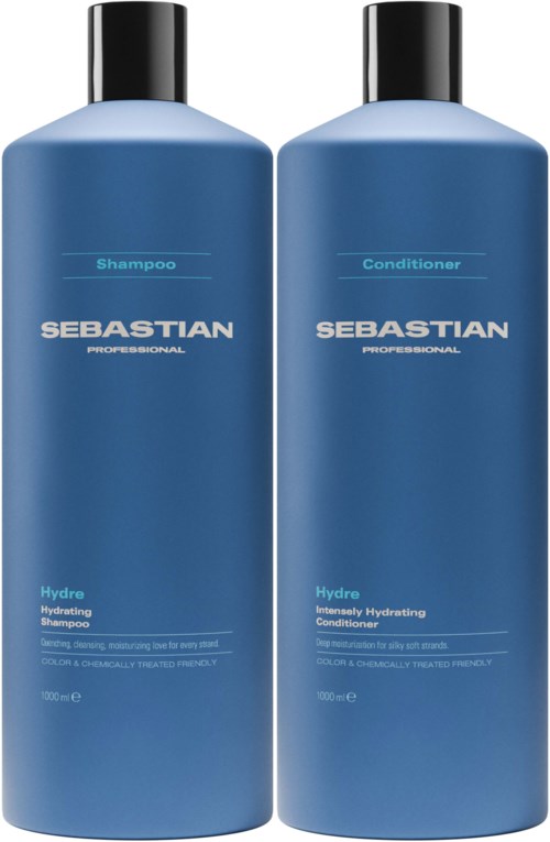 Sebastian Professional Hydre Bundle Highly Hydrating Shampoo 1000 ml & Conditioner 1000 ml