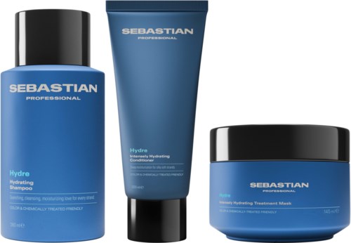 Sebastian Professional Hydre Bundle Highly Hydrating Shampoo 280 ml & Conditioner 200 ml & mask 145 ml