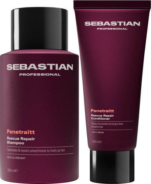 Sebastian Professional Penetraitt Bundle Rescue Repair Shampoo 280 ml & Conditioner 200 ml