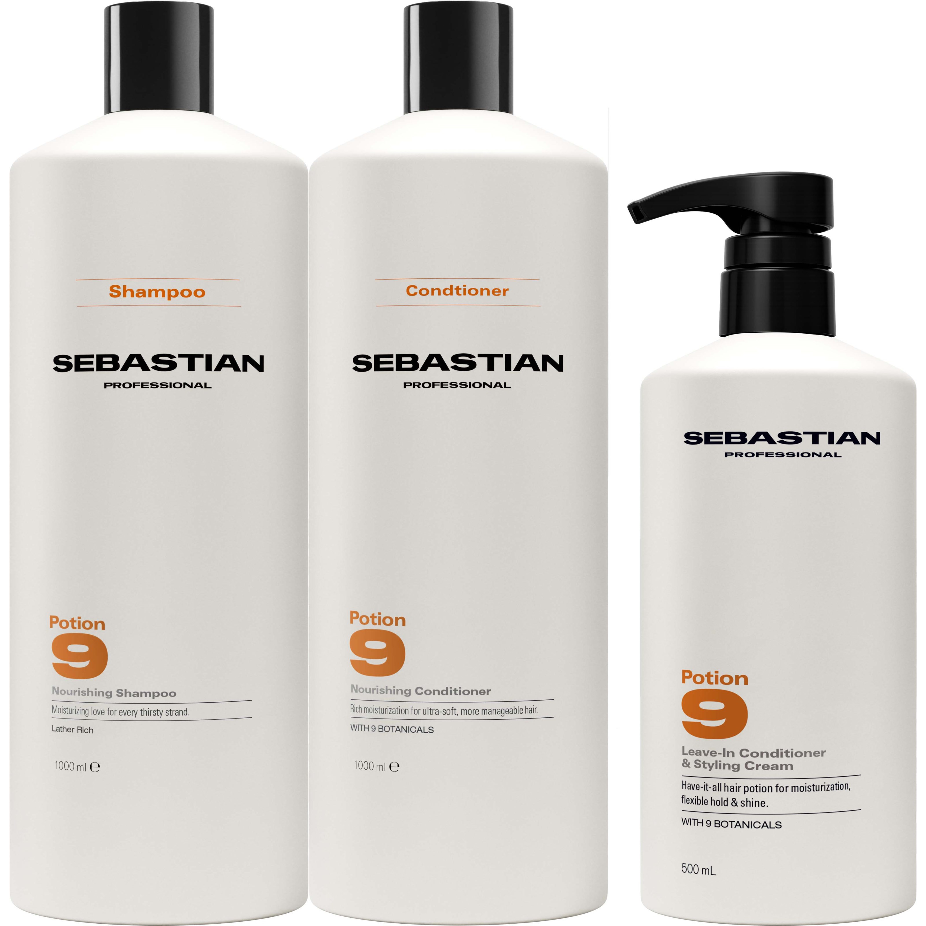 Sebastian Professional Potion 9 Bundle Nourishing Shampoo 1000 ml