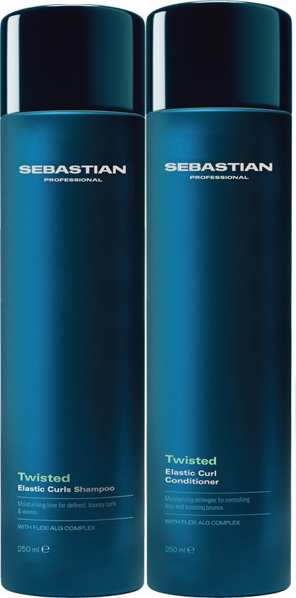 Sebastian Professional Twisted Bundle Elastic Curls Shampoo 250 ml & Conditioner 250 ml