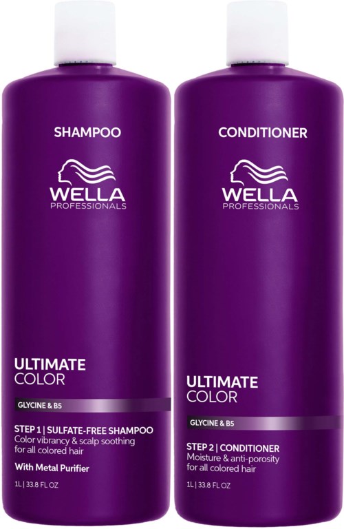 Wella Professionals Ultimate Color Bundle shampoo 1000 ml & Conditioner 1000 ml