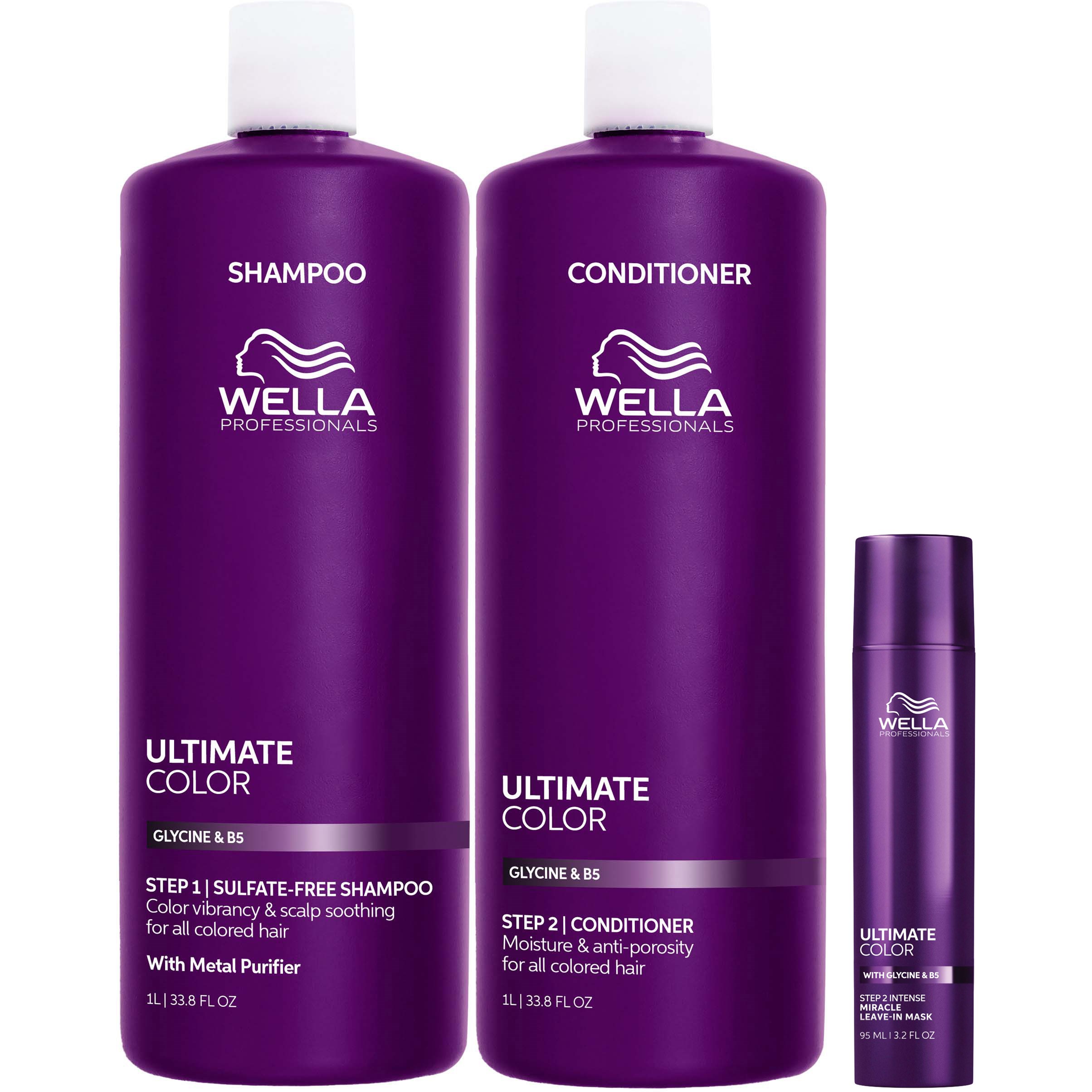 Wella Professionals Ultimate Color Bundle shampoo 1000 ml & Condi