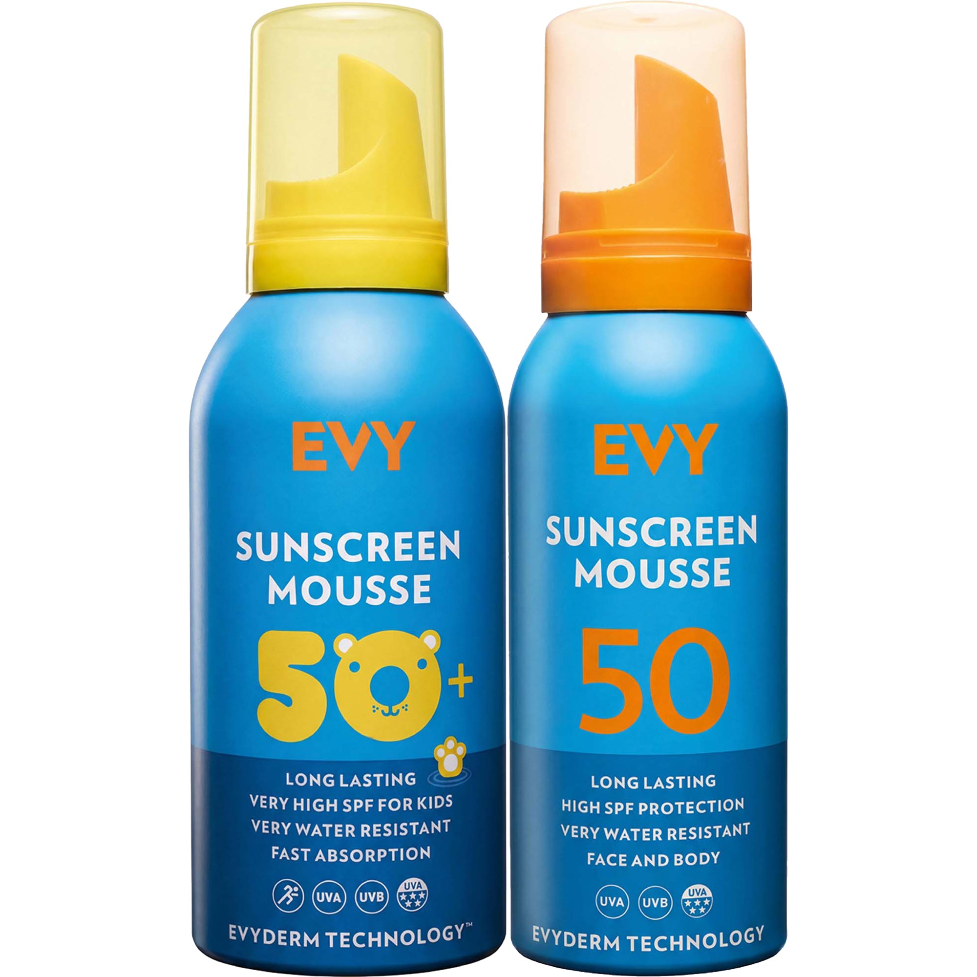 Evy EVY Family SPF50 Bundle Mousse for Children 150 ml & Mousse 100 ml parfym