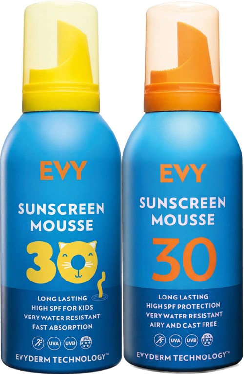 EVY Family SPF30 Bundle Mousse for Kids 150 ml & Mousse 150 ml