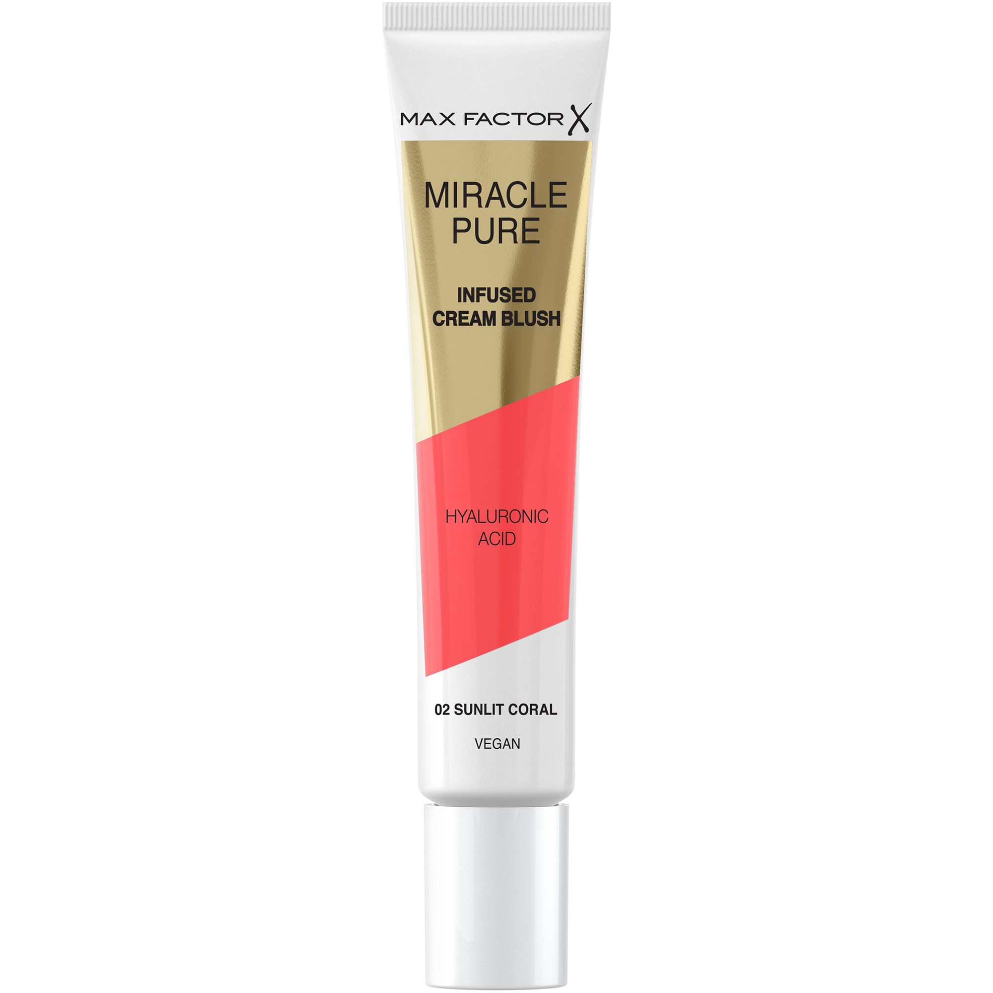 Läs mer om Max Factor Miracle Pure Cream Blush 02 Sunlit Coral