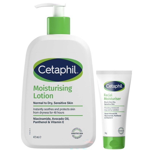 Cetaphil Dry Skin Routine - Face & Body