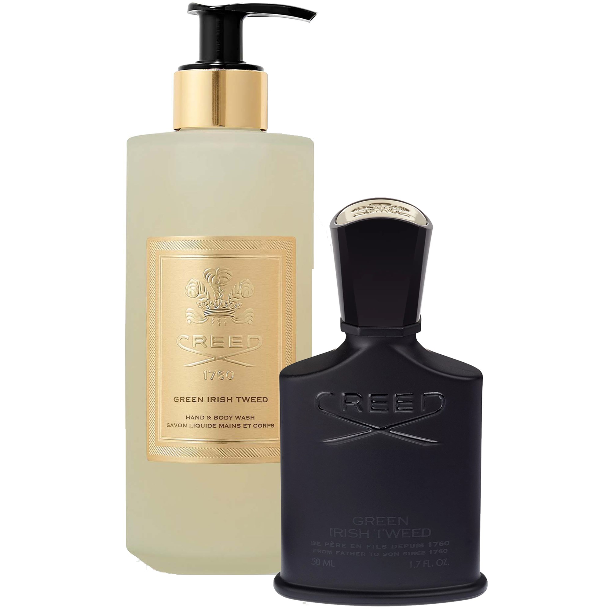Creed Green Irish Tweed Bundle EdP 50 ml & Hand & Body Wash 300 m