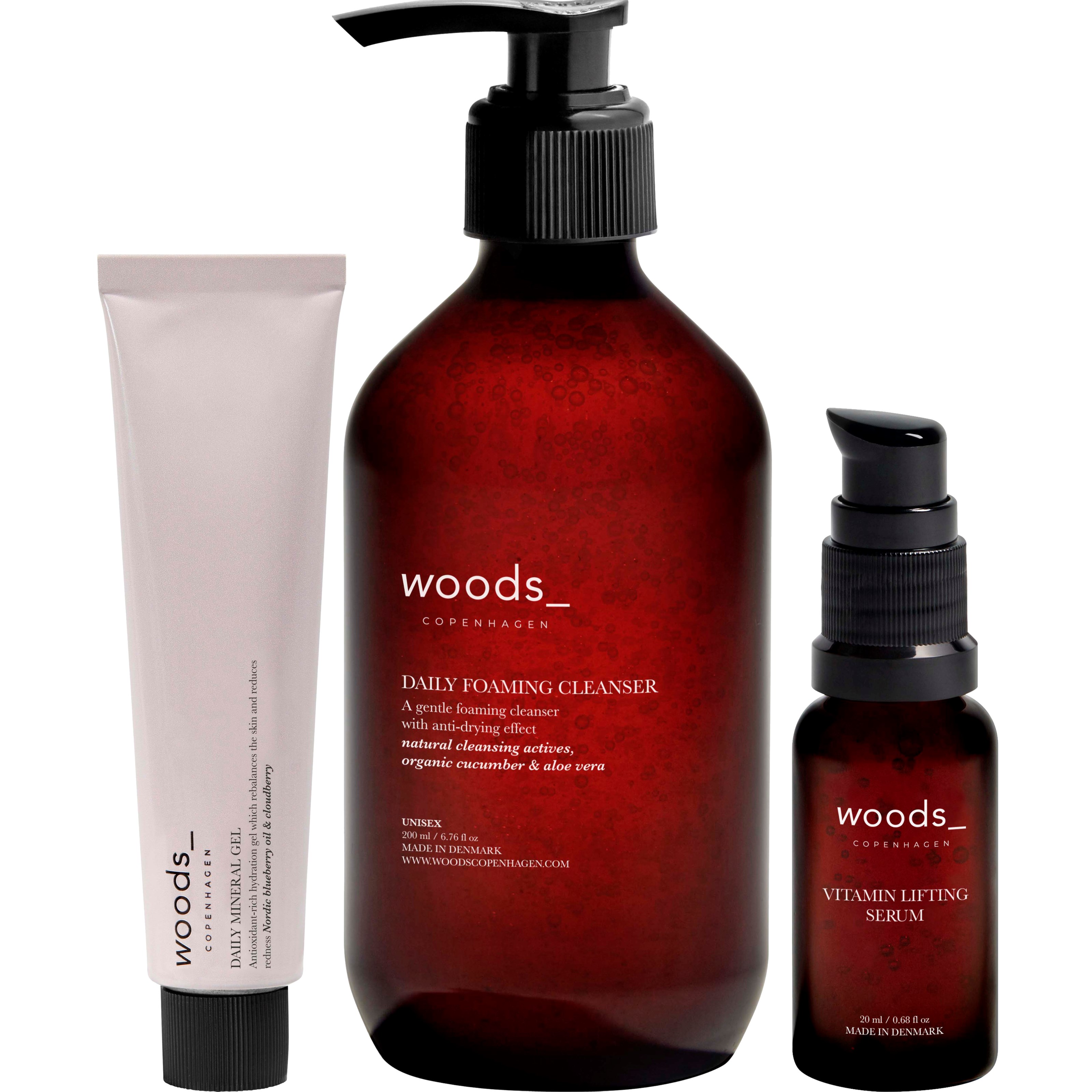 Woods_Copenhagen 3-Step Routine – Normal skin