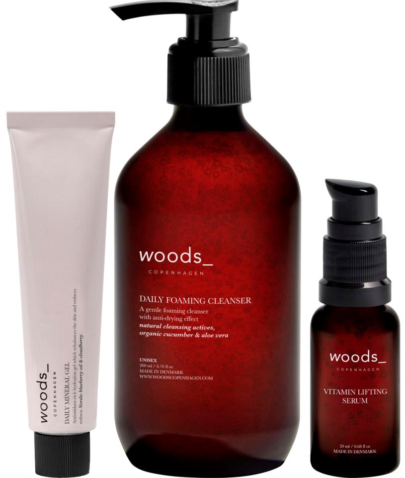 Woods Copenhagen 3-Step Routine - Normal skin