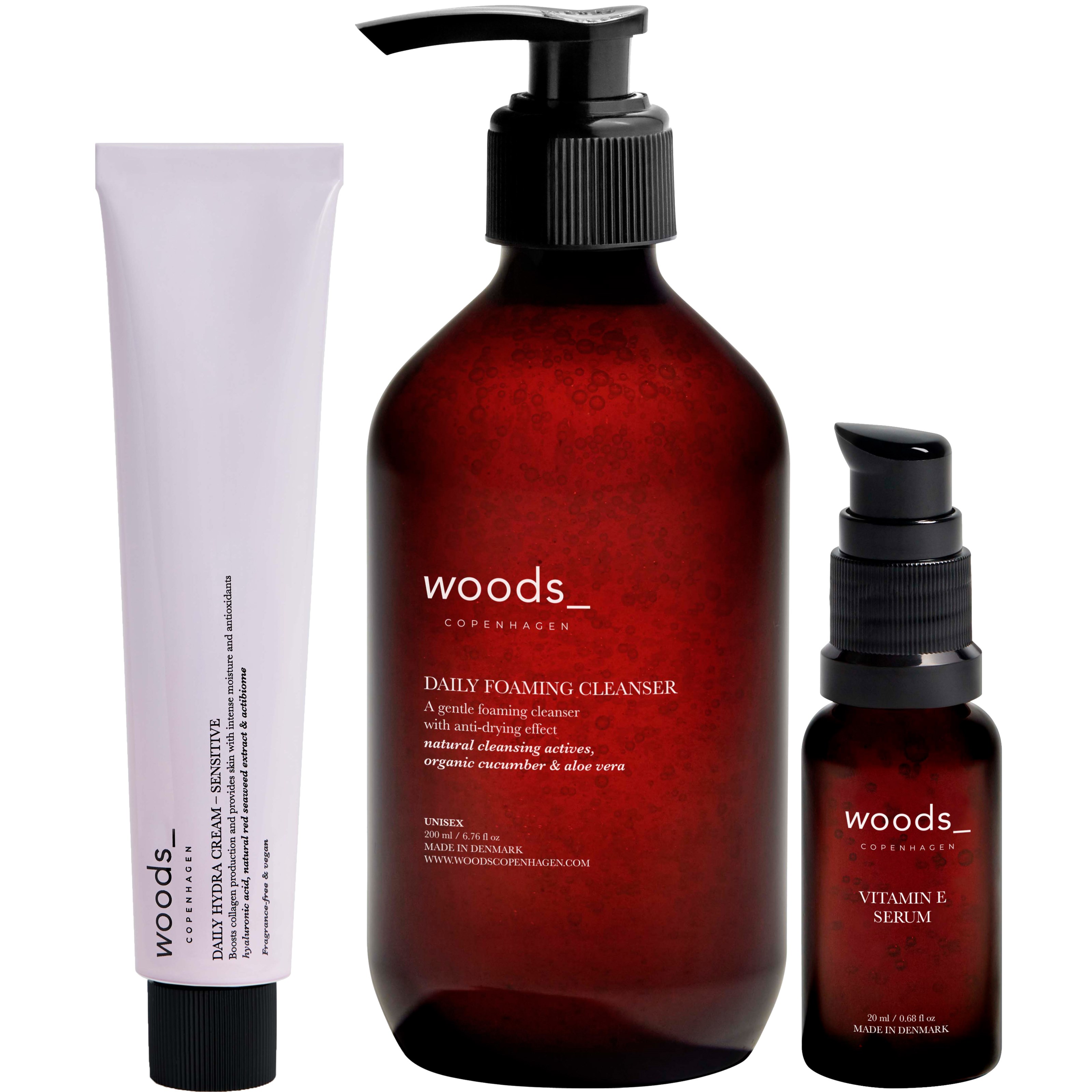 Läs mer om Woods_Copenhagen 3-Step Routine - Sensitive Skin