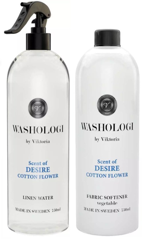 Washologi Desire Bundle Fabric Softener 750 ml & Linen Water 750 ml