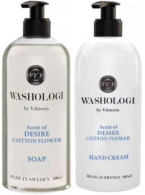 Washologi Desire Bundle Soap 500ml & Hand Cream 500ml