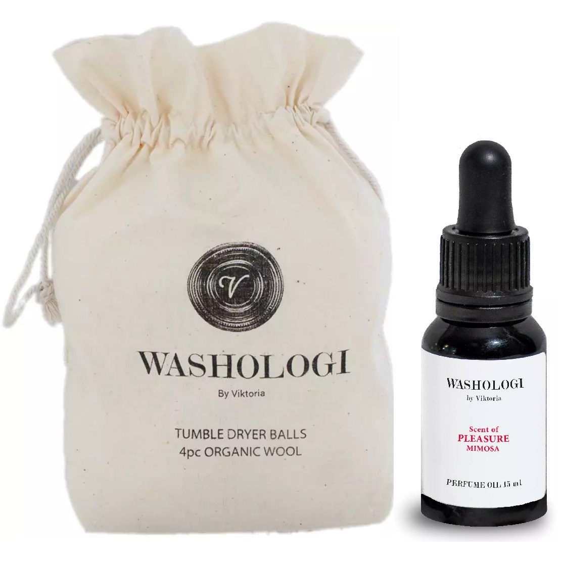 Washologi Tumble Dryer Pleasure Bundle Tumble Dryer Balls 4pcs &