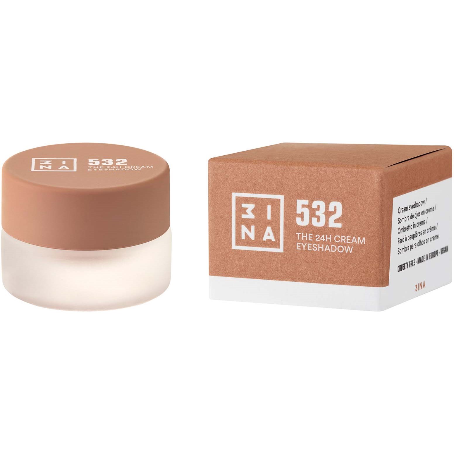 3INA The 24H Cream Eyeshadow 532 (obrázok 9)