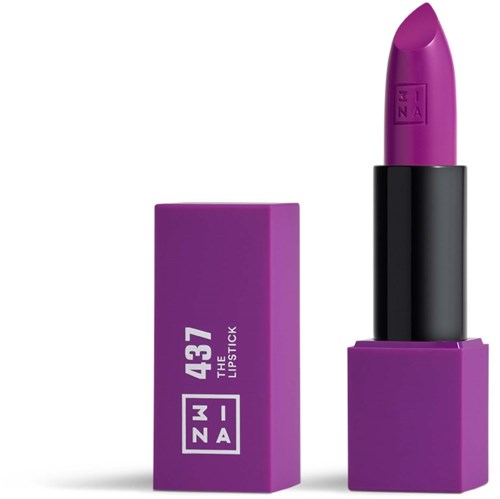 Lila läppstift i svart och lila förpackning, med märket ZWA på.