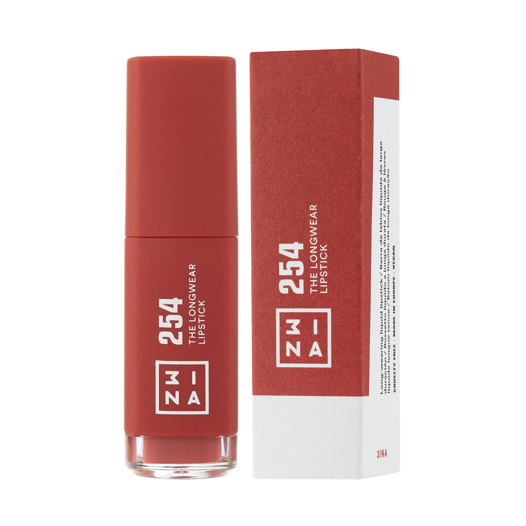 3INA The Longwear Lipstick 254 (obrázok 4)