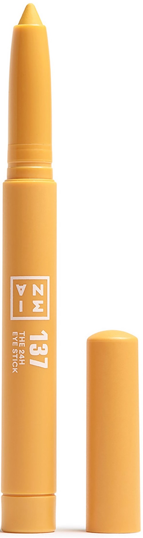 Yellow highlighter with cap removed, showing the chisel tip for marking. Label reads "N 131" and "Tweak".