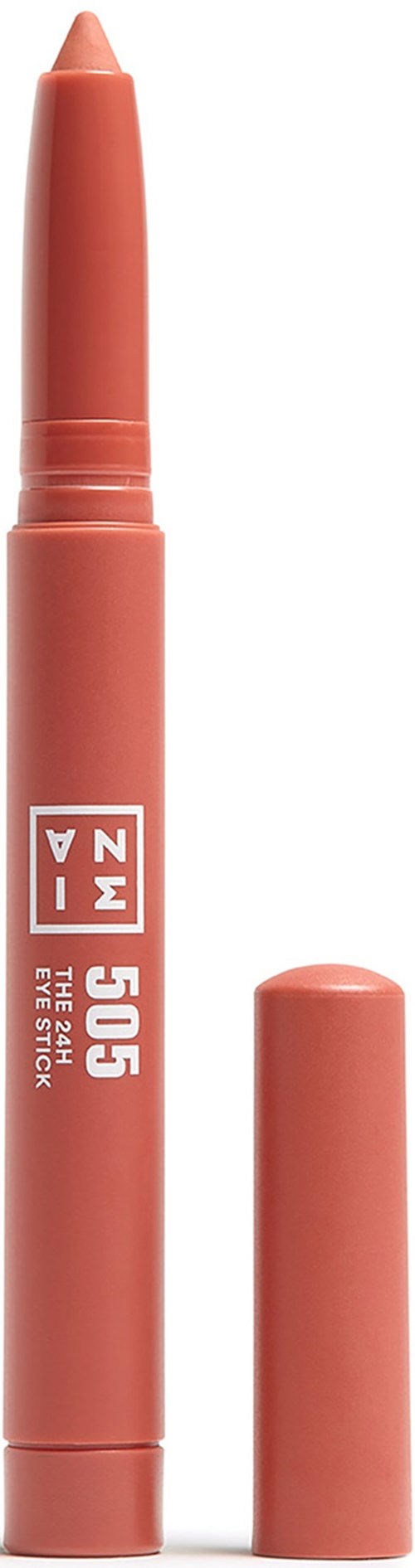 A peach-colored makeup stick with a cap, labeled "105" and "VIVA" in white, with a twist-up design.