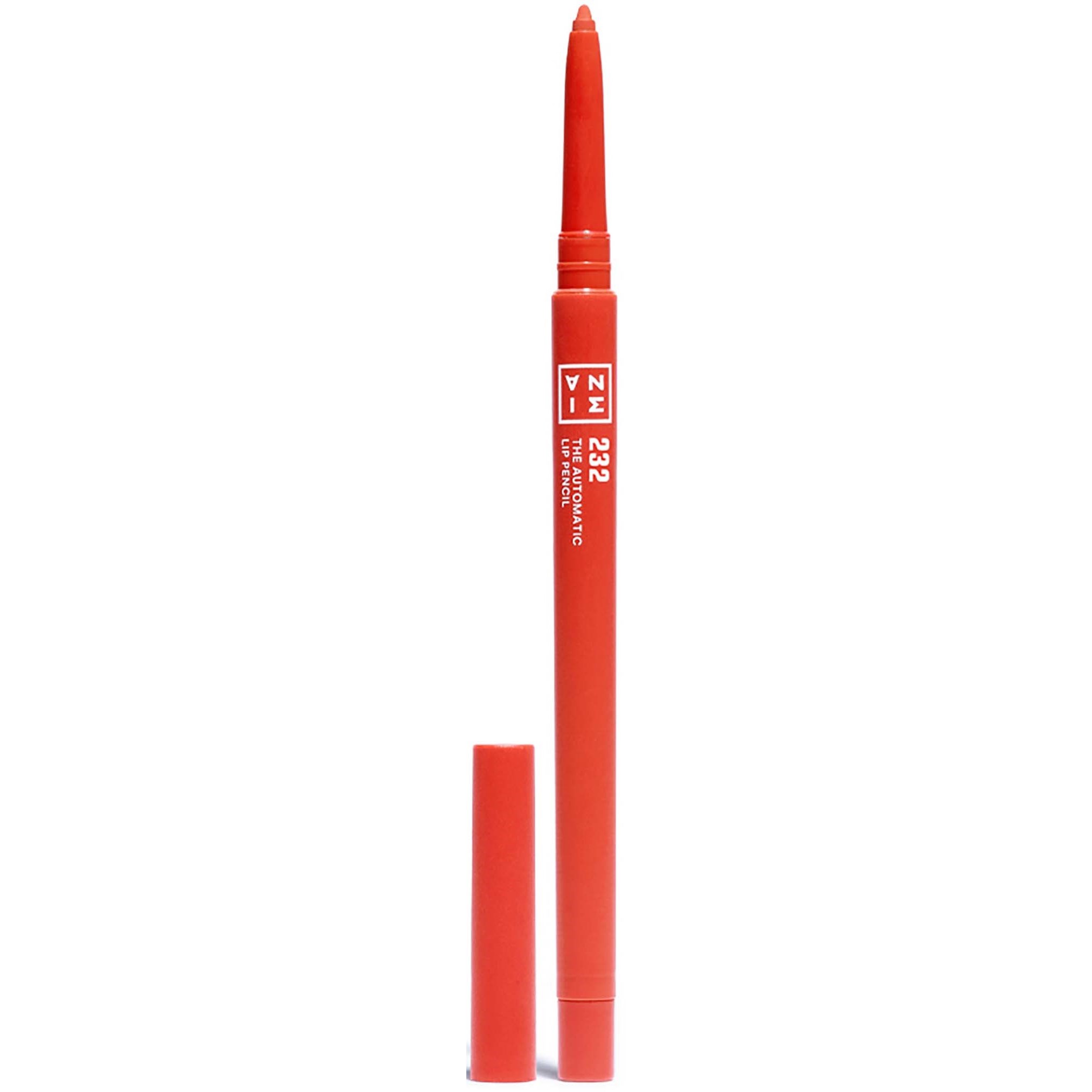 Фото - Помада й блиск для губ 3INA The Automatic Lip Pencil 232 Vivid Red 