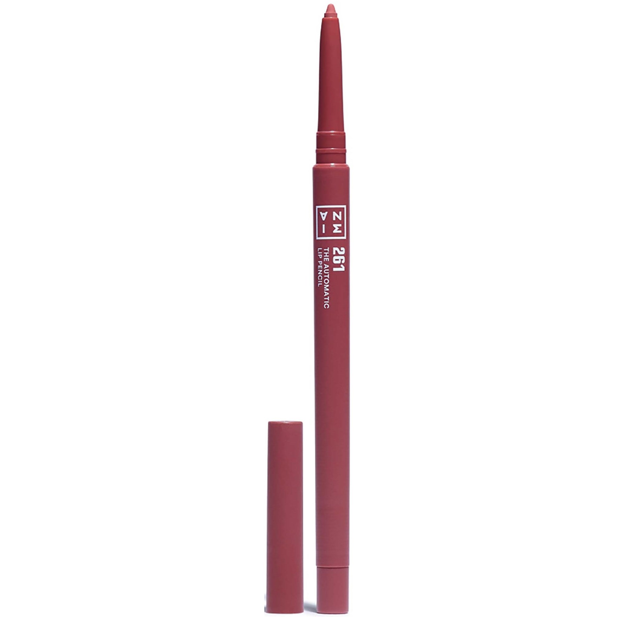 Фото - Помада й блиск для губ 3INA The Automatic Lip Pencil 261 Dark Nude 