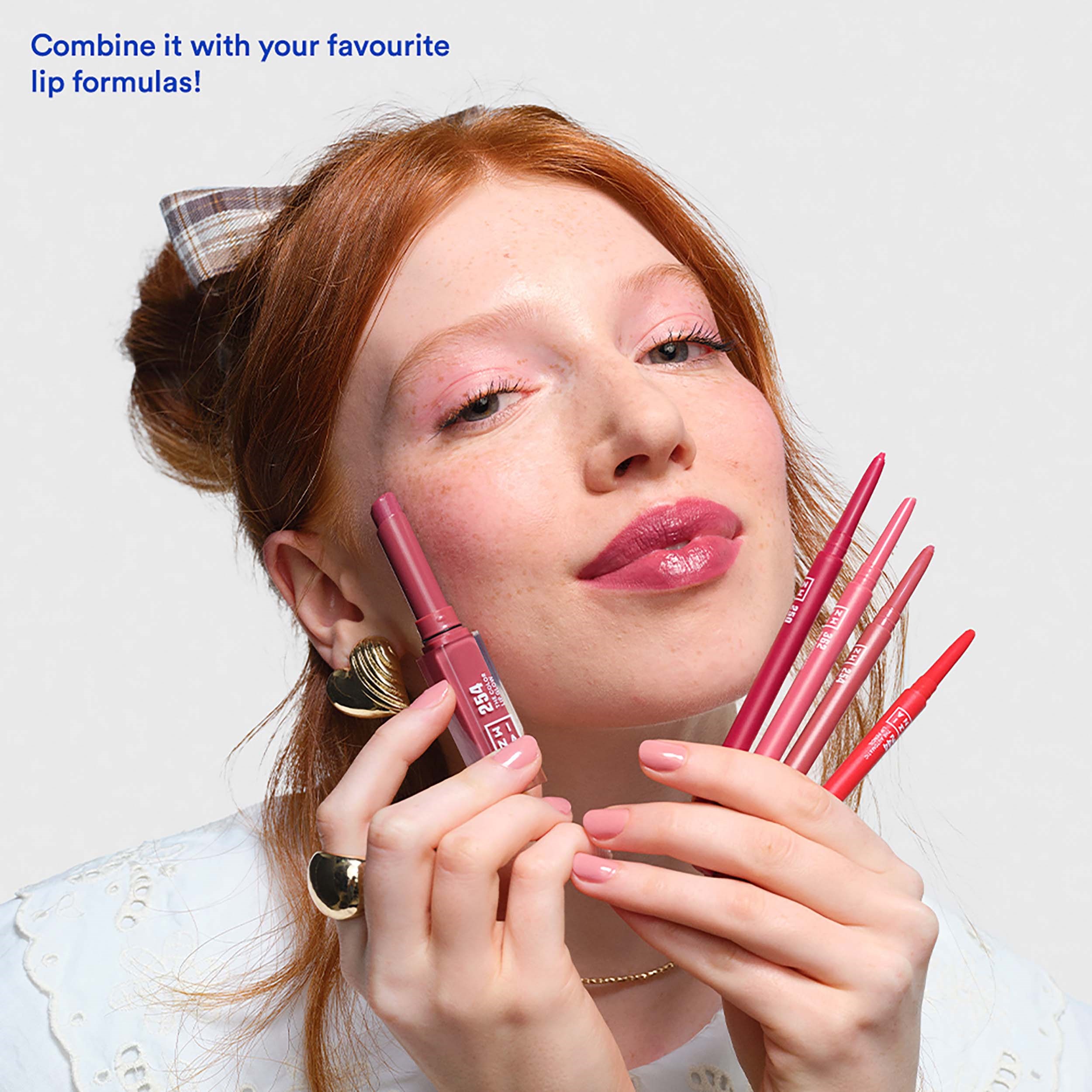 3INA The Automatic Lip Pencil 308 Light Nude Pink (obrázok 6)